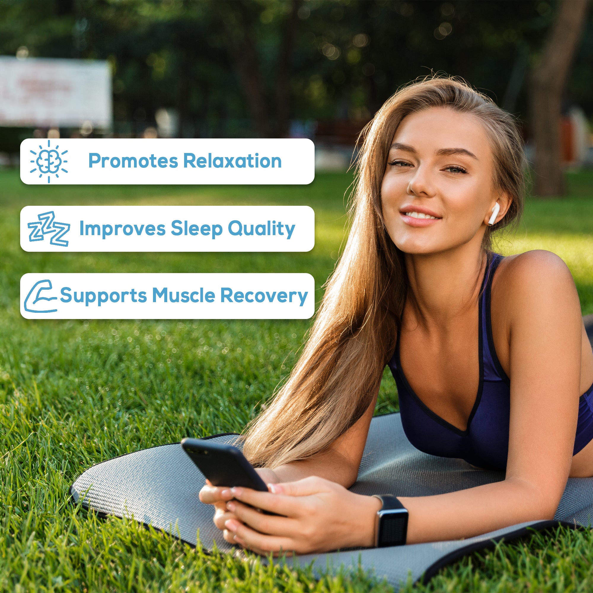 GABA L-Theanine Supplements with Magnesium Glycinate, Ashwagandha, Same, 5-HTP and L-Tryptophan, 12 in 1 Supplements, 120 Capsules, 2000 mg